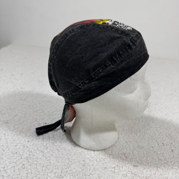Scorching Flame Biker Headwrap 100% Cotton Doo Rag Bandana Skull Cap Du Rag - Picture 1 of 5